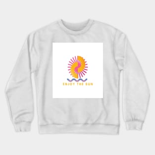 beach t-shirt Crewneck Sweatshirt